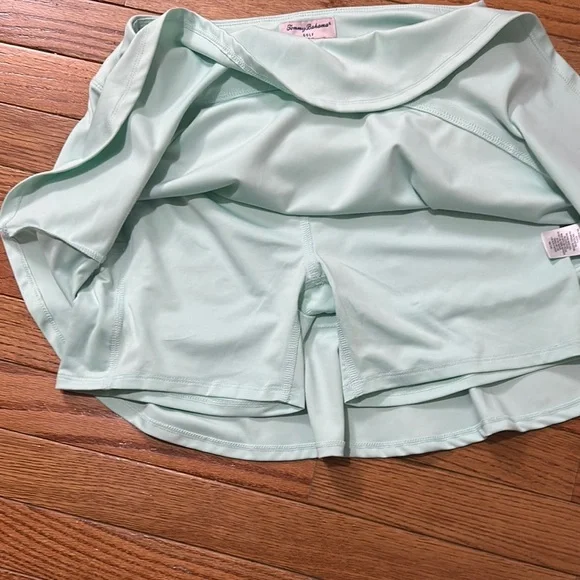 Tommy Bahama Mint Green Ruffled GolfSkirt Size Small Waist 28 inches  length 15 - Picture 3 of 4